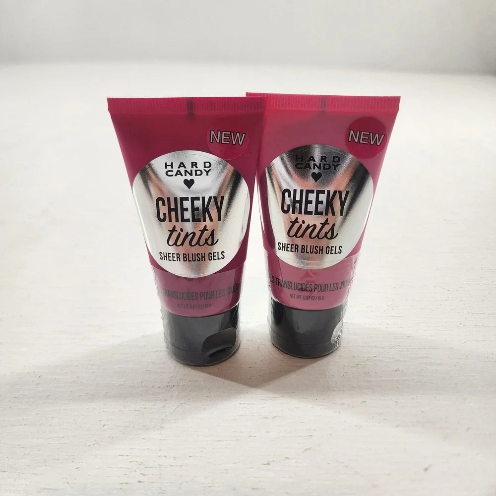 x2 Hard Candy‎ Cheeky Tints Sheer Blush Gels Diva & You're A Doll Pink 0.67oz